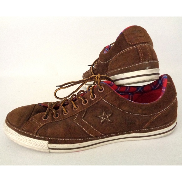Converse Other - Converse Star Player Sz 12 Mens Low Suede Shoes